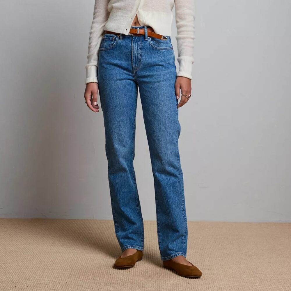 NEW AE77 Droit Retro American Eagle Premium Vintage Straight Leg Jeans Size 27